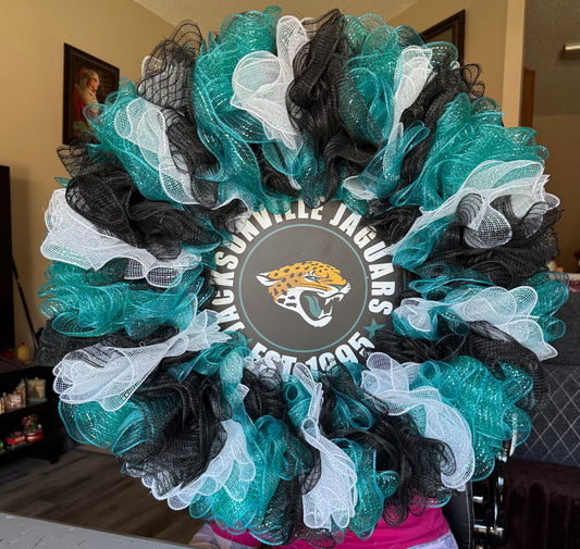 Jacksonville Jaguar Wreath
