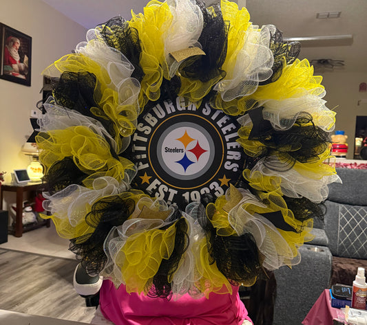 Pittsburgh Steelers Wreath