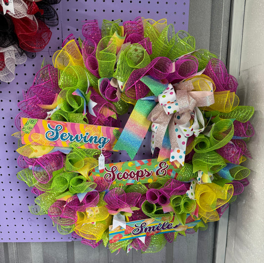 Summer Scoops Wreath