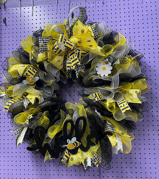 Bumblebee Wreath