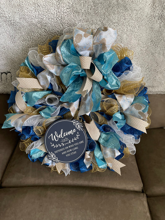 Welcome-ish Wreath